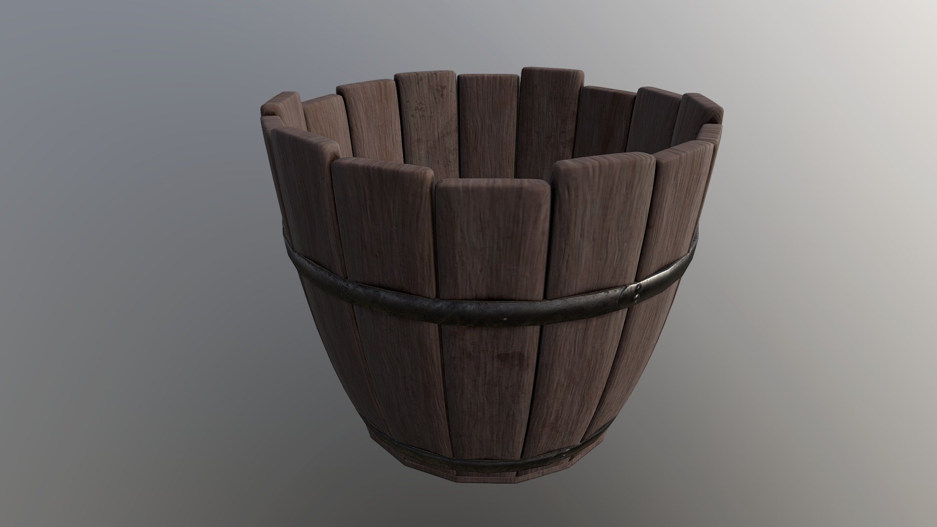 Wooden Bucket (Variant 2)