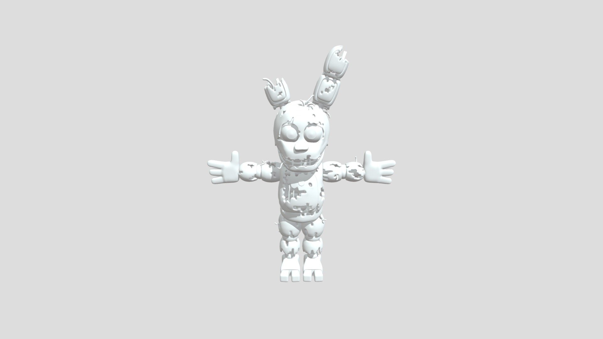 Springtrap (Blacklight) - Download Free 3D model by ronan7256 [6b7ac9a ...