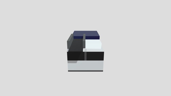 Airport Catering truck (retracted) 3D Model