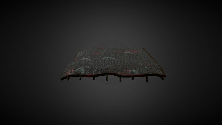 SteelBeam Plattform 3D Model
