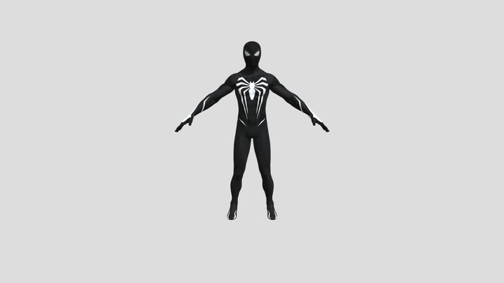 marvels-spider-man-2-spider-man-advanced-suit 3D Model