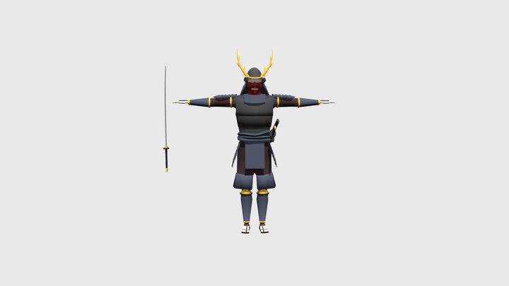 Samurai 3D Model