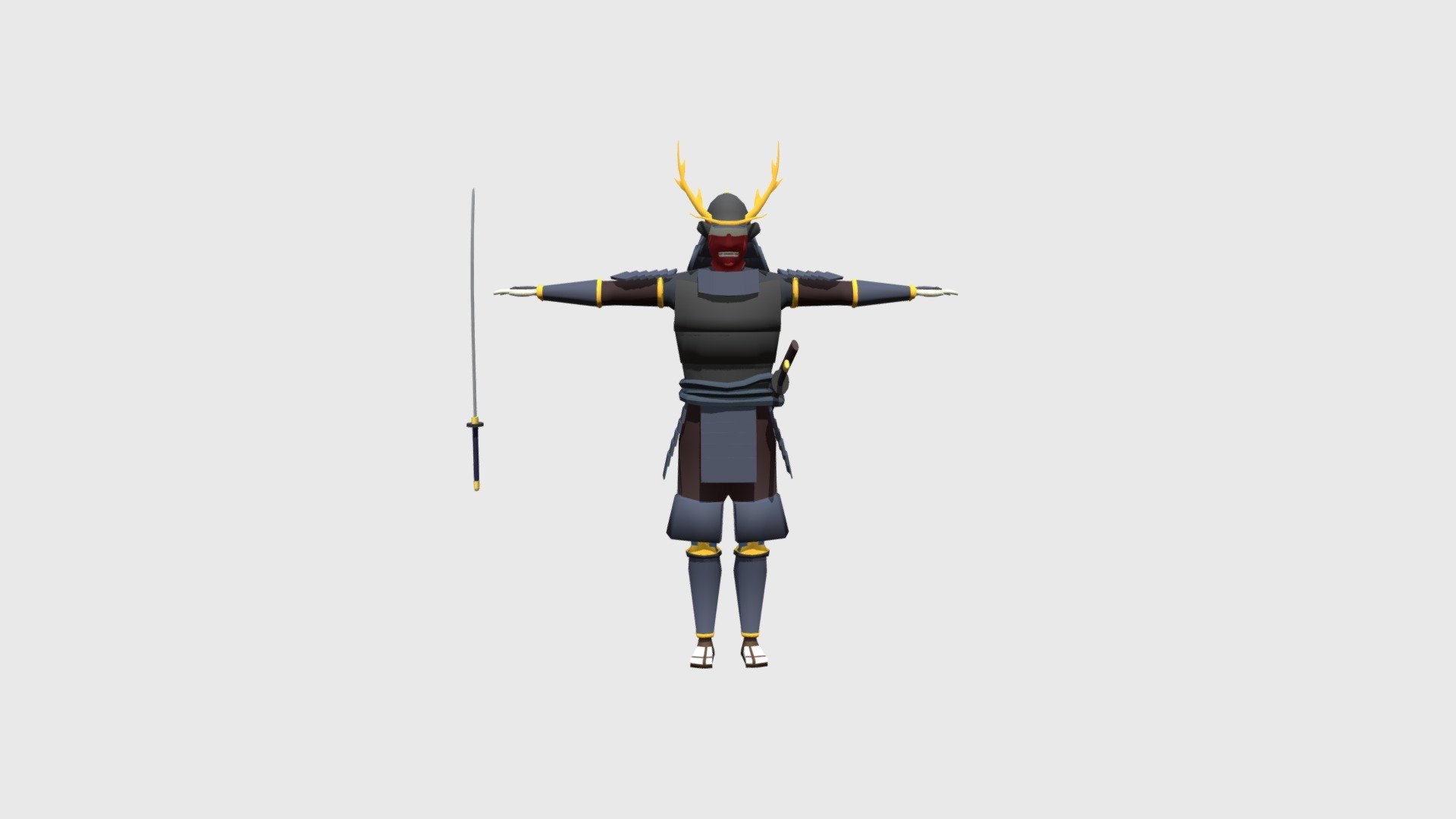 Samurai - Download Free 3D Model By Eduardo92 [6b7e3da] - Sketchfab