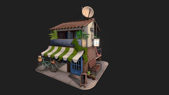 Bakery & Home 3D Model
