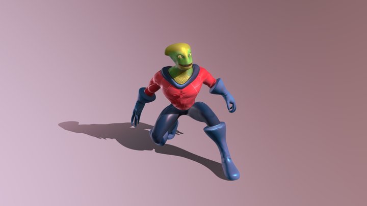 Alien_test_Character 3D Model