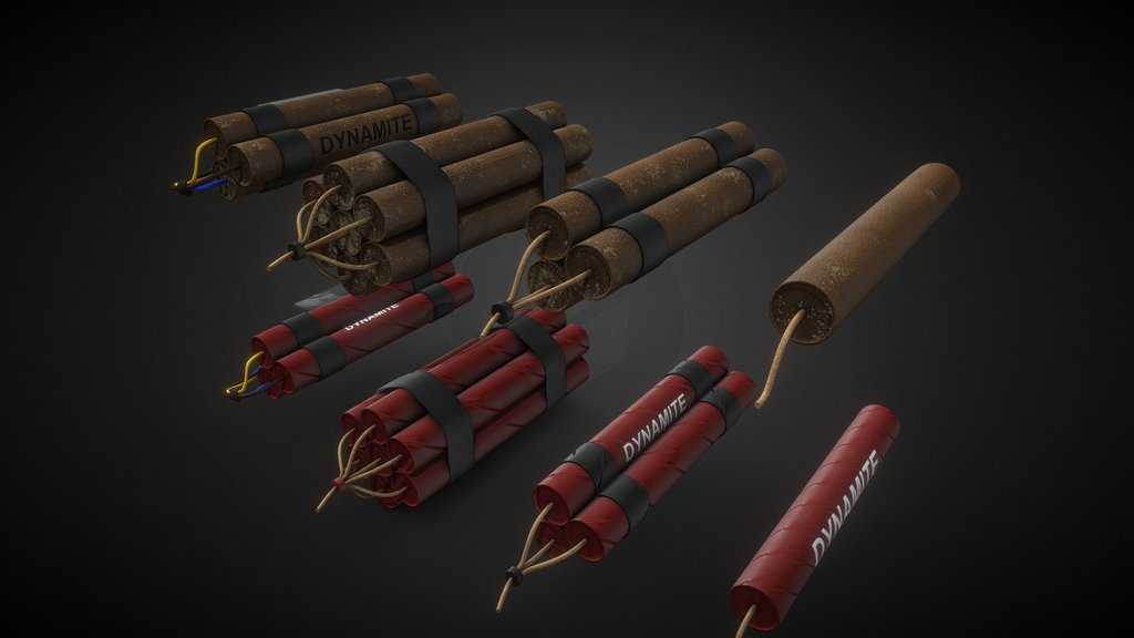 Explosive Pack ( game ready asset )