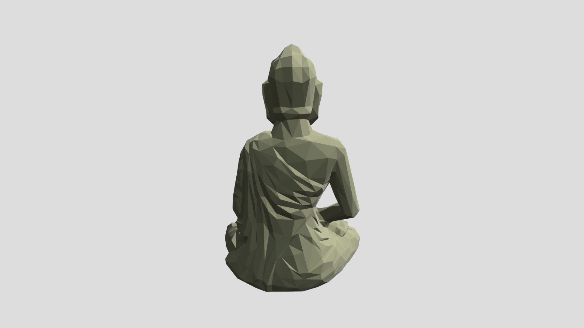 LOW POLY BUDDHA 3D model by yashthevarshney921 [6b80647] Sketchfab