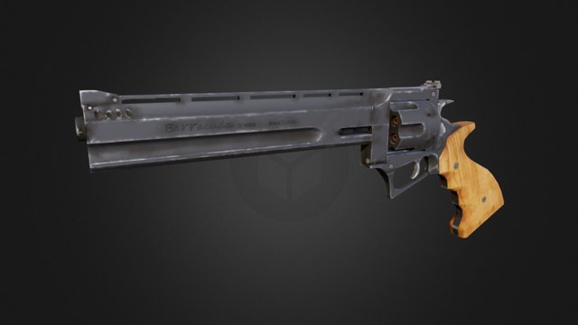 Revolver Custom 3D Model
