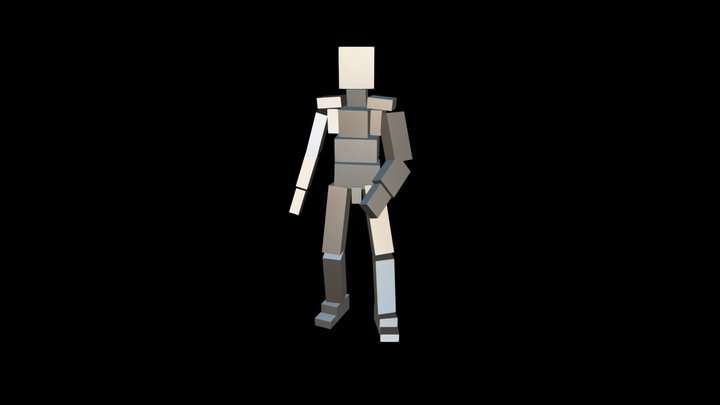 walk cycle 3D Model