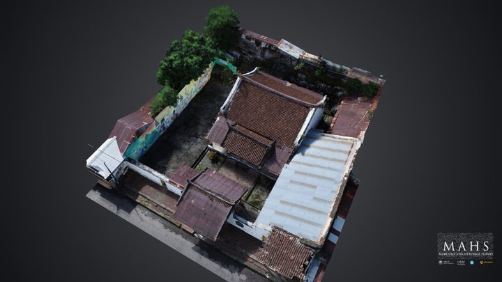 Sun Thien Kong Temple, Banda, Maluku, Indonesia 3D Model