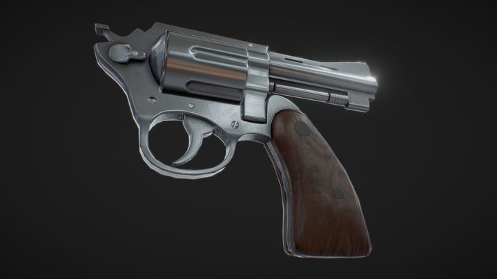 Reverse Revolver 3D Model