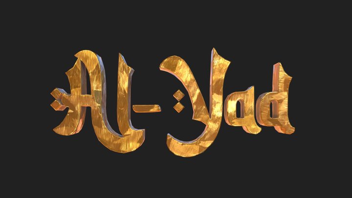 Al-Yad : 3D Title 3D Model