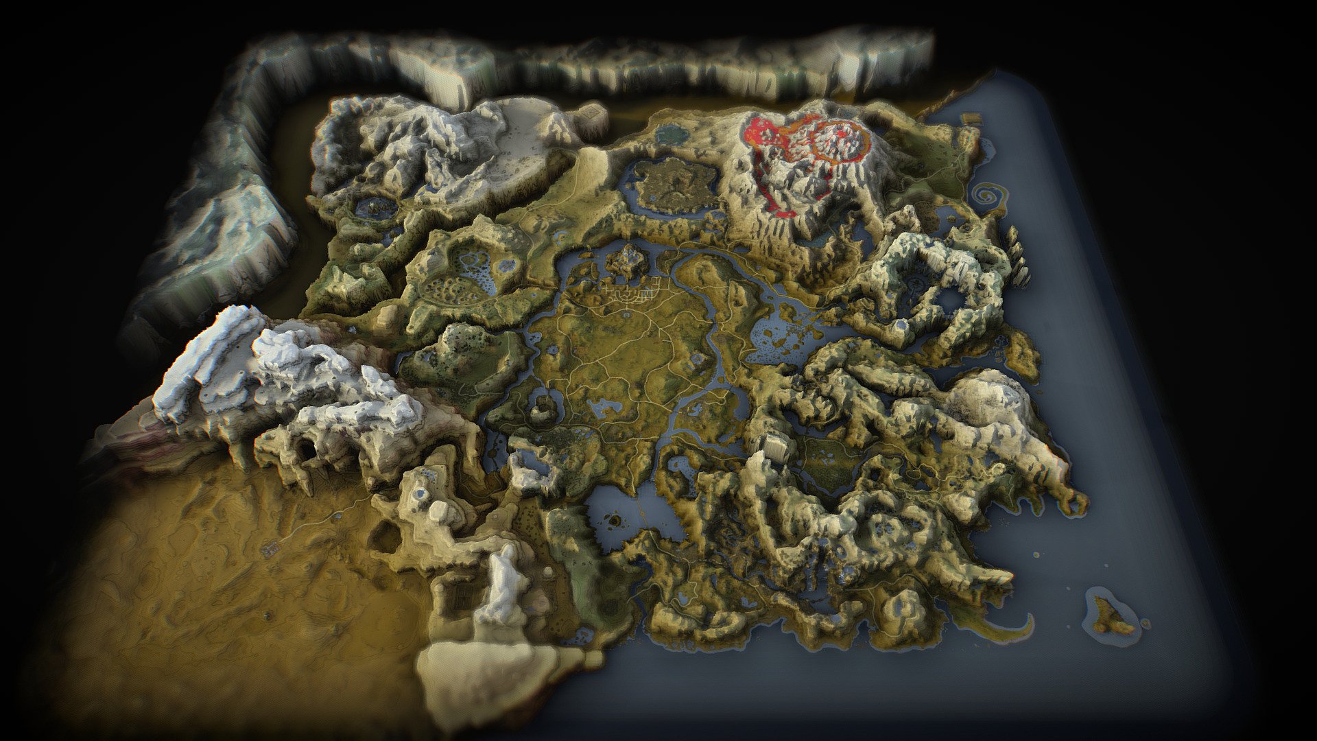 smash bros ultimate world of darkness legend of zelda map