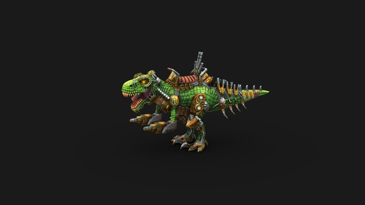 Reptile_Boss_Dino 3D Model