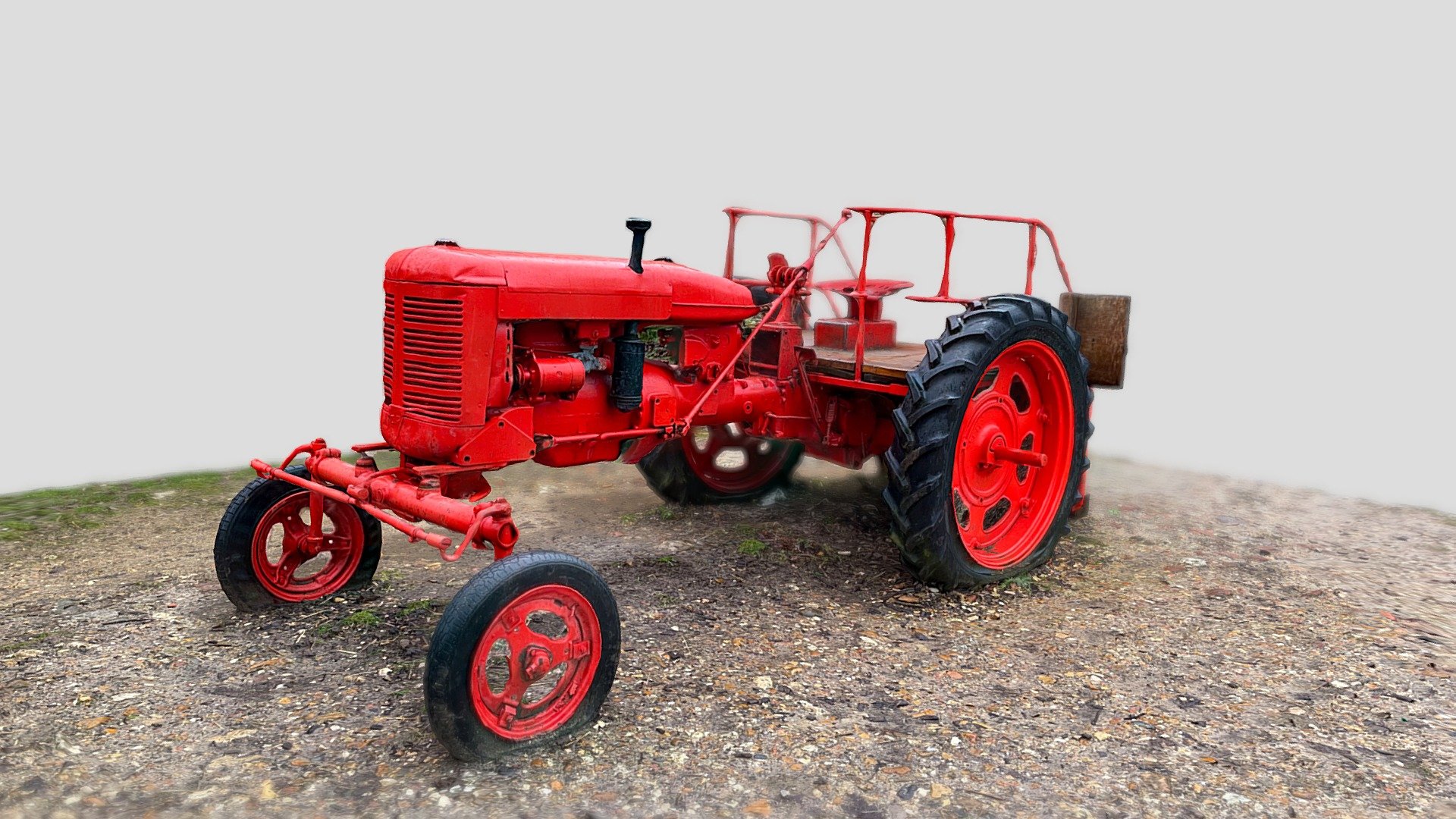 Red tractor from Gally