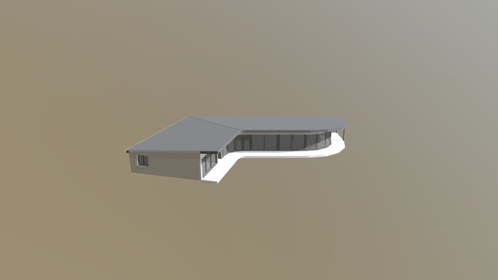 Zentralgebäude- Piano Pult 3D Model