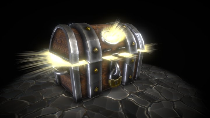Treasure Chest 3D Model