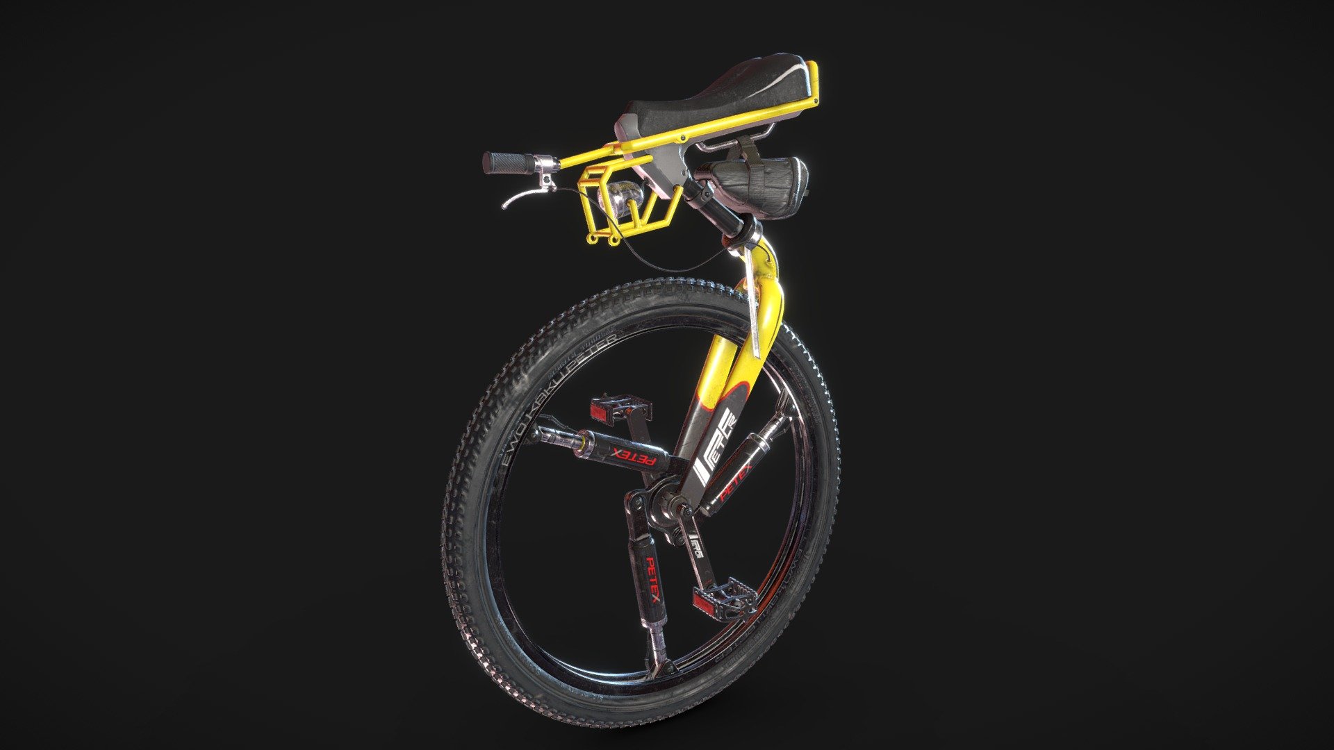 No Handlebars 3D model by Yinuo Chen (pootine) [6b841c3] Sketchfab