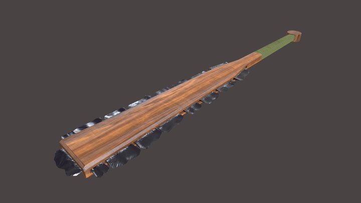 Macuahuitl 3D Model