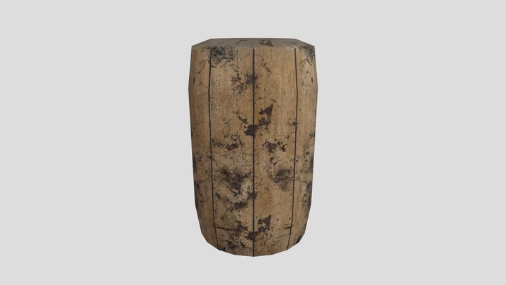final barrel textured 3D Model