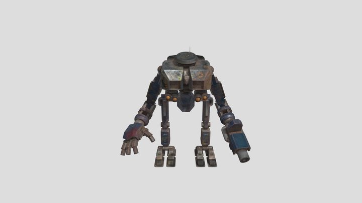 Bot Material Showcase 3D Model