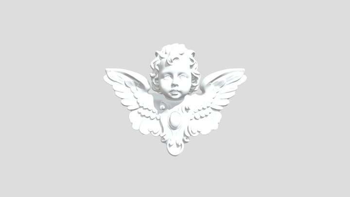 Cherubic Emblem 3D Model