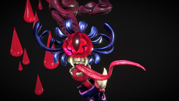 Blood Rain Sought Flower's sword E-Ming 3D Model