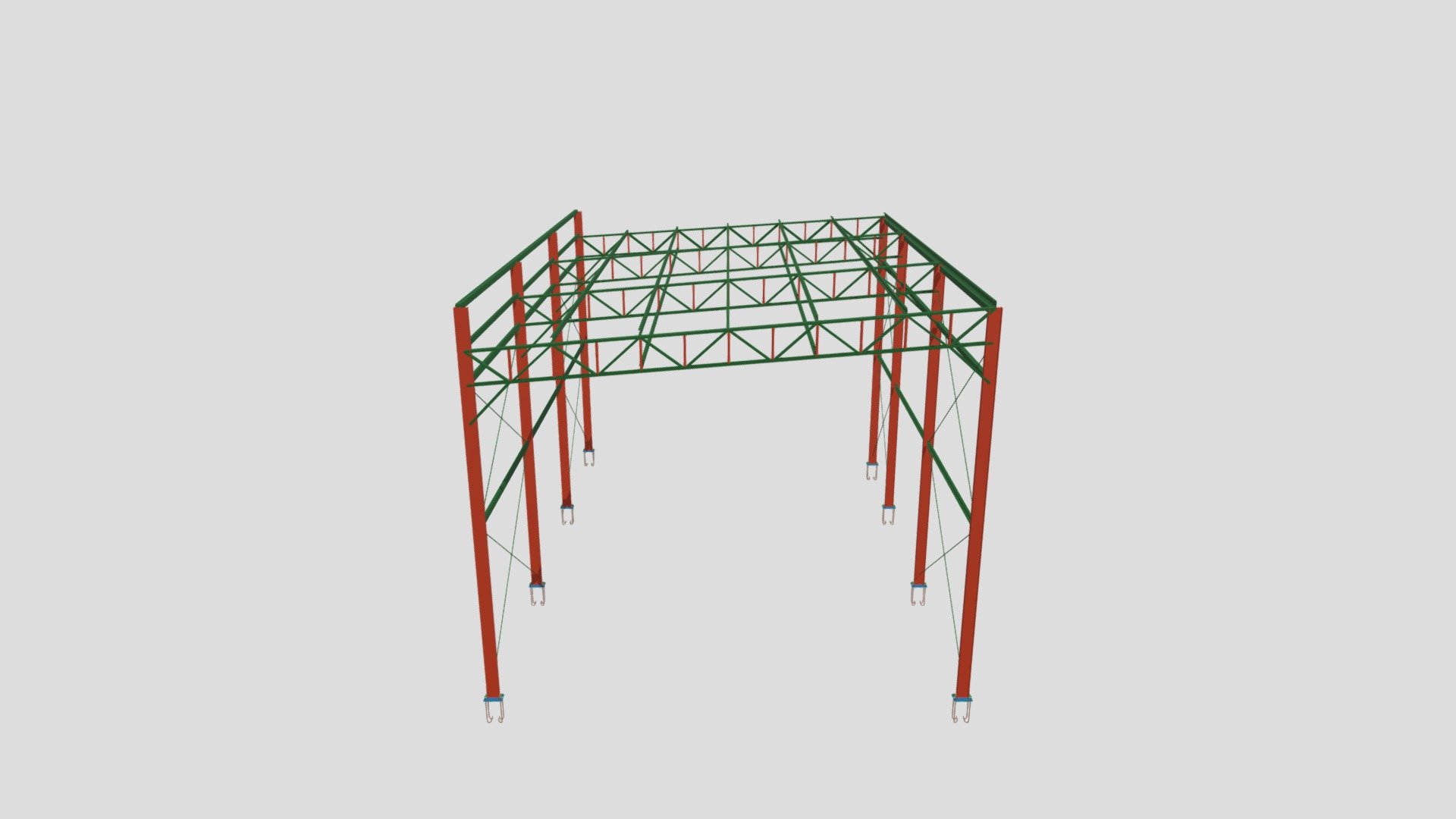 ESTR - Cobertura Quadra Caesa - Rev01 - 3D model by ESTRUTURAL PROJETOS