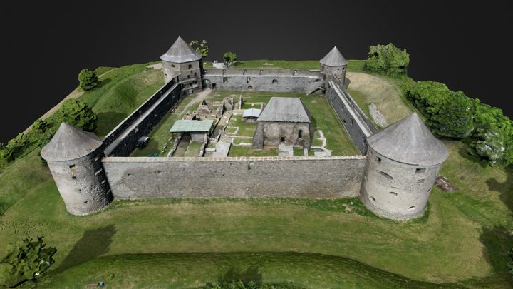 Castle of Bozók 3D Model