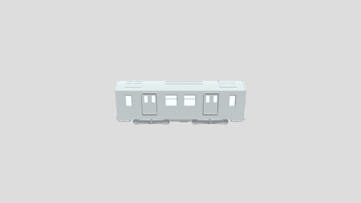 Subway Train 3D Model