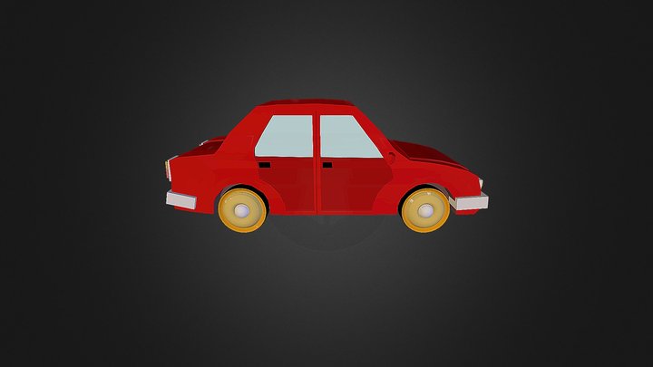 Coche-cartoon 3D Model