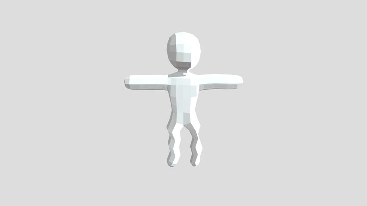 stickfigure man 3D Model