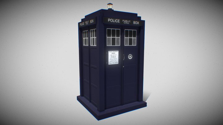 11th/12th Doctor's Tardis 3D Model