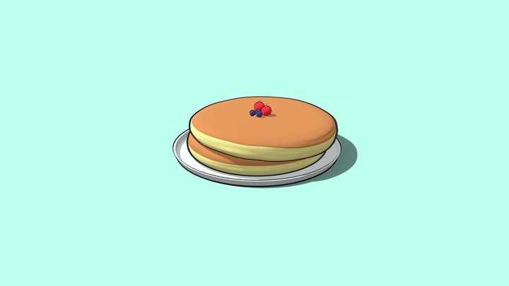 Pancake 3D Model
