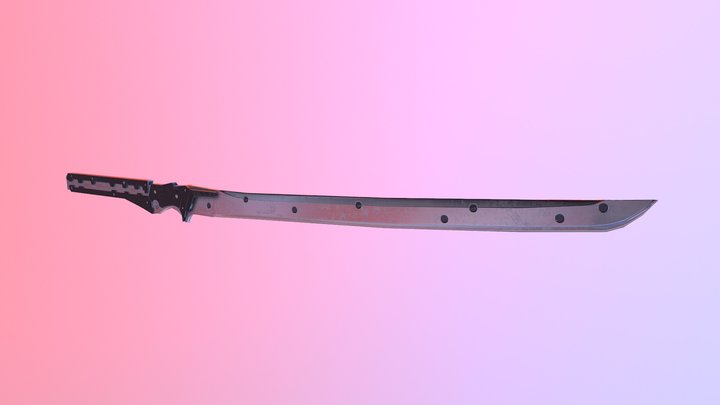 3D model muramasa demon sword VR / AR / low-poly