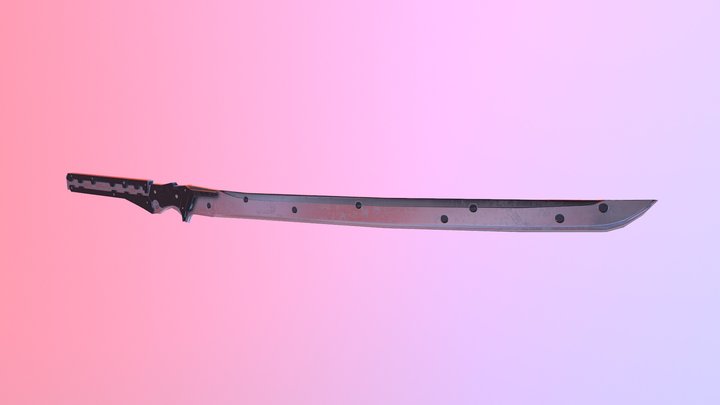 Metal Gear Rising - High Frequency Blade FanArt 3D Model