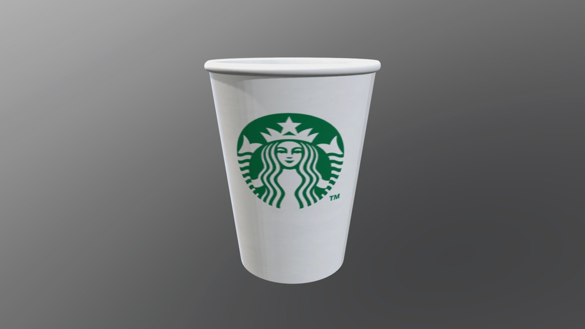 starbucks cup set 3D model