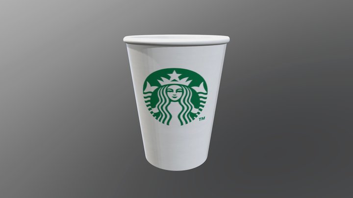 Starbucks Paper Cup 3D Model