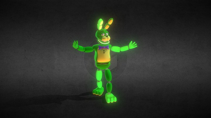 Greenox the Bunny 3D Model