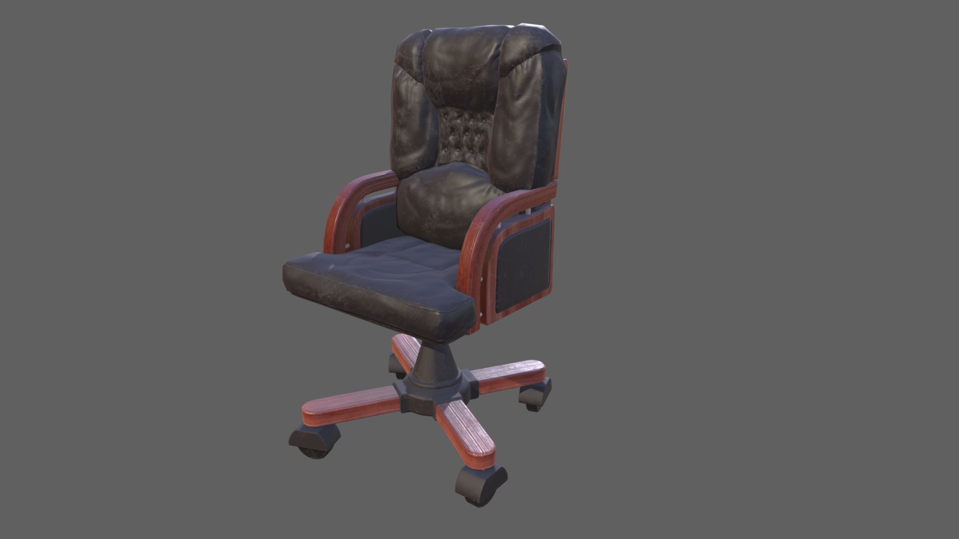 3D model Doctor’s Chair - This is a 3D model of the Doctor's Chair. The 3D model is about a chair with a cushion.