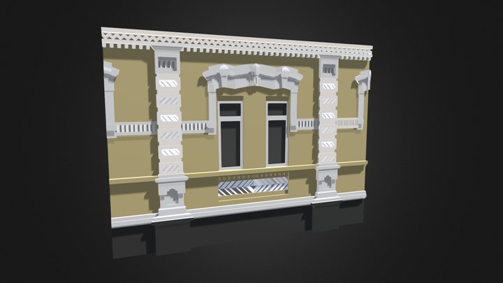 Facade building 3D Model