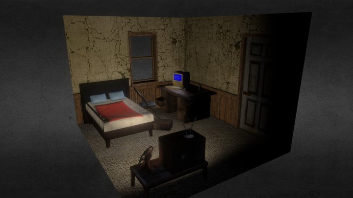 Final Corner Room 3D Model