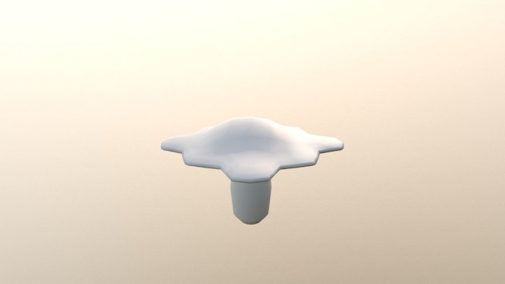 Mushroom Flower 3D Model