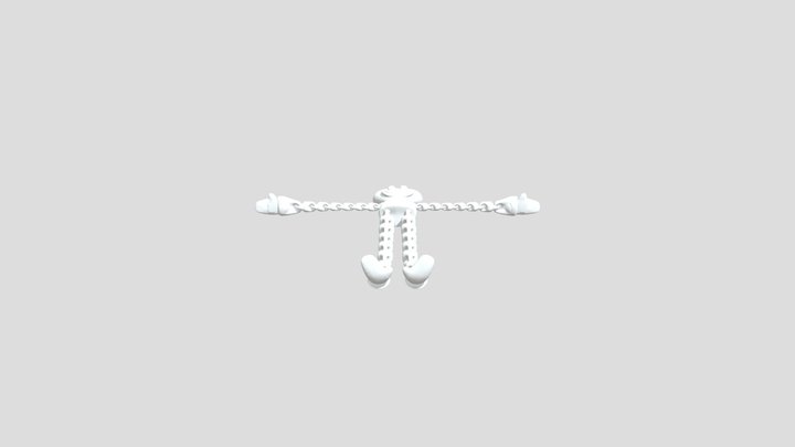 huggyNO_BOWmedium 3D Model