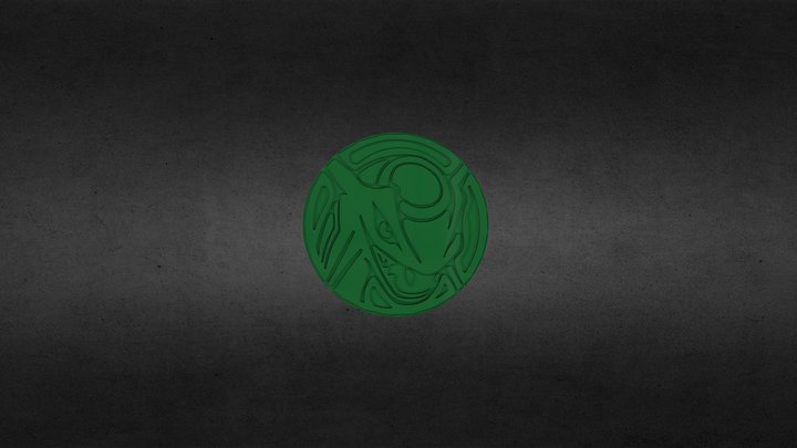 Pokémon TCG - Rayquaza Coin – Modello 3D gratuito STL