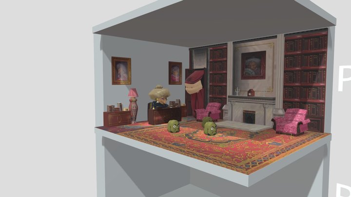 Yubaba's Room 3D Model