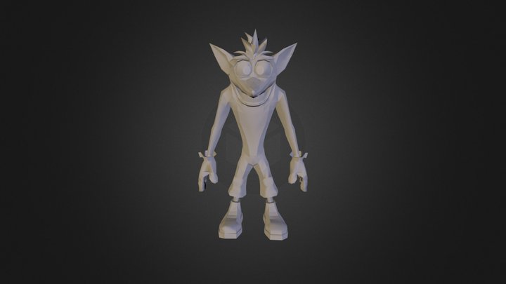 Crash Bandicoot 3D Model