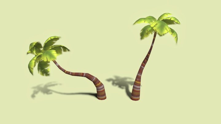 Palm Trees 3D Model
