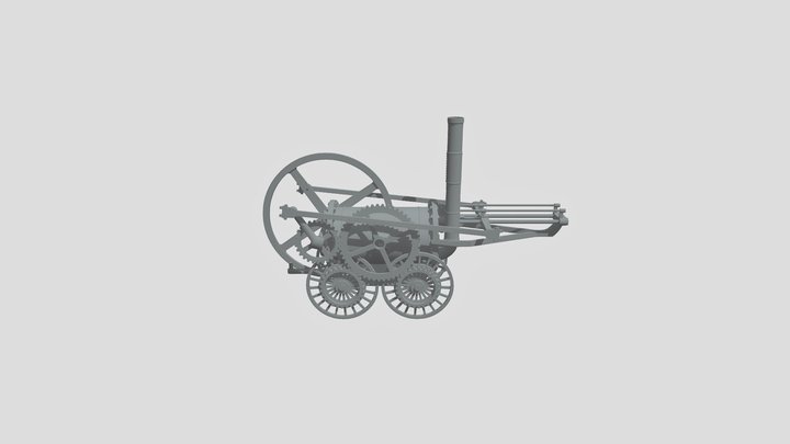 Locomotora 3D Model