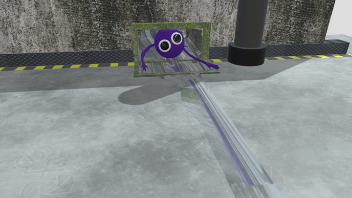 purple_rainbow_friend 3D Model